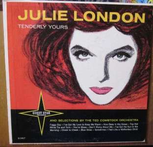 JULIE LONDON LP Tenderly Yours  