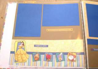 Disney Beauty and the Beast Belle Scrapbook Pages  