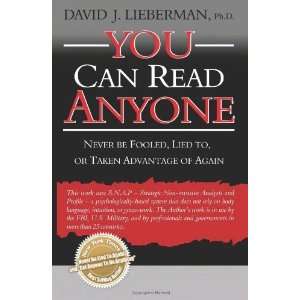  You Can Read Anyone [Paperback] David J. Lieberman Books