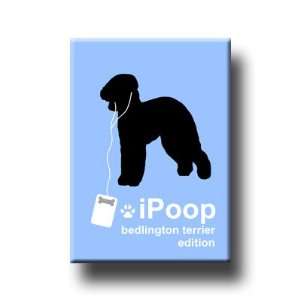  Bedlington Terrier iPoop Fridge Magnet 
