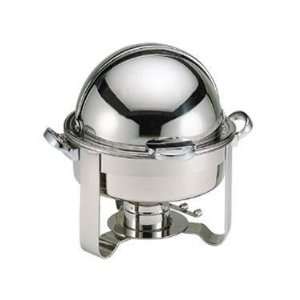   Silverplate 4 Qt., Round, w/90 Roll Top Cover, 13
