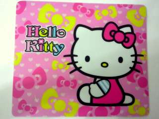 You will get 1 unit Hello Kitty pink mouse pad, as picture shown 