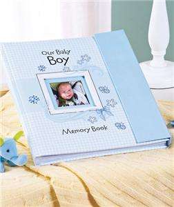 The Baby Boy Memory Book makes a wonderful gift for baby showers or 