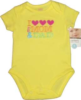 CUTE SAYING QUOTES BODYSUIT CARTERS BABY GIRLS BOYS ONESIE NB TO 18 MO 