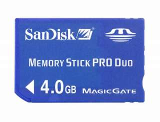 SanDisk Memory Stick PRO Duo 4GB Super Fast 4G Card  