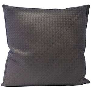    Lance Wovens Watercolor London Leather Pillow