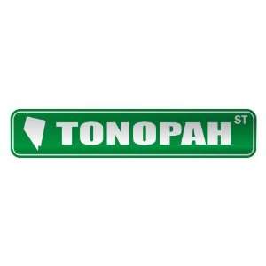   TONOPAH ST  STREET SIGN USA CITY NEVADA