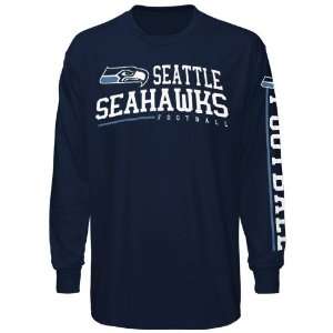  Reebok Seattle Seahawks Youth Arched Horizon Long Sleeve T 