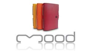 MOOD Italian Leather Notebook/Diary, refills, recycled  