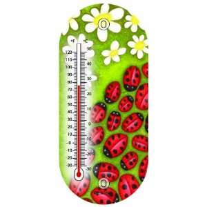  Toland Home Garden 229145 8 Inch Thermometer, Ladybug 