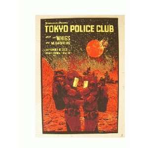  Tokyo Police Club Silk Screen Poster Astronauts 