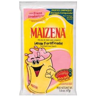 Maizena Flavored Cornstarch, Strawberry, 1.6 Ounce (Pack of 48)