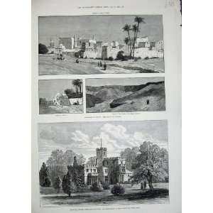  1883 Egypt Ruins Thebes Benwell Tower Newcastle Bishop 