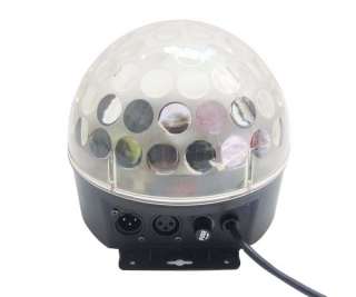LED ROTATING RGB DISCO crystal magic ball bright stage light beads 18W 