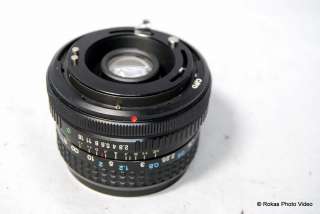 Canon Tokina 28mm f2.8 FD lens RMC II manual focus A+  