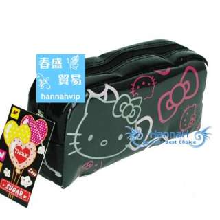 Hello Kitty Toilet Cosmetic Makeup Health Beauty Bag Purse Tote Clutch 