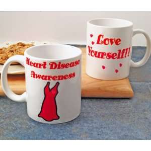  Heart Awareness Mugs (Set of 2) 
