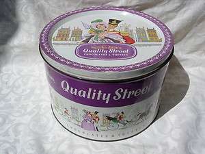 MACKINTOSHS QUALITY STREET TOFFEE TIN   LARGE   COLLECTABLE  