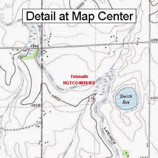  USGS Topographic Quadrangle Map   Timnath, Colorado 