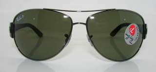 Authentic RAY BAN Polarized Aviator Sunglasses 3467   004/9A *NEW 