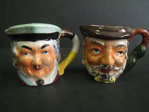 Old Made In Japan HP Toby Mugs, Pitchers, Figurines, 2  