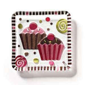  GLASS FUSION *Cupcake Snack Plate