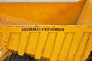 Vintage Die Cast Letourneau Westinghouse Dump Truck Toy  