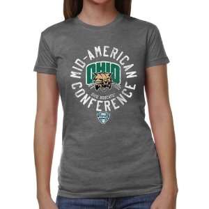  NCAA Ohio Bobcats Ladies Conference Stamp Tri Blend T 