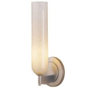   Sconce 100820BZ Bronze White and Silver Flake Glass