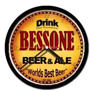  BESSONE beer and ale cerveza wall clock 