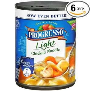 Progresso Light Soup, Chicken Noodle, 18.5 Ounce (Pack of 6)  