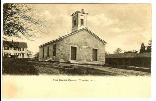First Baptist Church, Tiverton, RI, 1906 postcard  