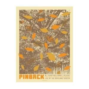  PINBACK   Limited Edition Concert Poster   by Powerhouse 