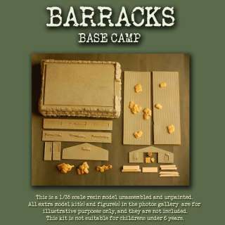 VIETNAM 1/35 BARRACK BASE CAMP RESIN MODEL KIT  