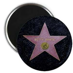 BETTY WHITE Hollywood Star 2.25 inch Fridge Magnet 