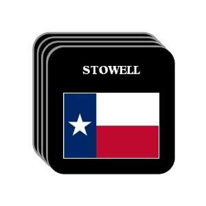  US State Flag   STOWELL, Texas (TX) Set of 4 Mini Mousepad 