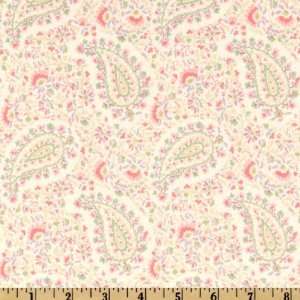  44 Wide Pink Paisley Juliet Fabric By The Yard Arts 