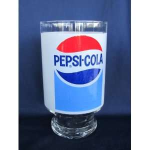  Vintage Retro  Pepsi  Soda Drinking Glass Tumbler   6 3 