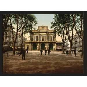   Theatre and promenade, Beziers, France,c1895