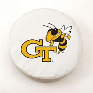 Georgia Tech Yellow Jackets Logo Tire Cover (White) A H2 Z  
