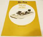 1970 s tide craft mr pro bass boat brochure catalog expedited shipping 