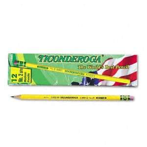  Ticonderoga Woodcase Pencil F #2.5 Yellow Barrel Case Pack 