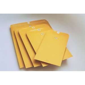  School Smart Kraft Envelopes with Clasp   11 1/2 x 14 1/2 