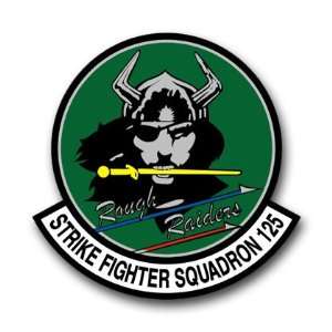  US Navy Strike Fighter Squadron 125 Decal Sticker 3.8 