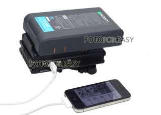 Fotga DP500 BP battery Movie Power Supply with V mount USB socket for 