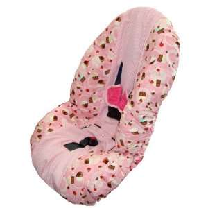  Patricia Ann Designs Cherry Cupcake Toddler Carseat Cover 
