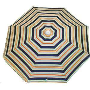  Rio Beach 6 Inch Deluxe Sunshade Umbrella, Resort Stripe 