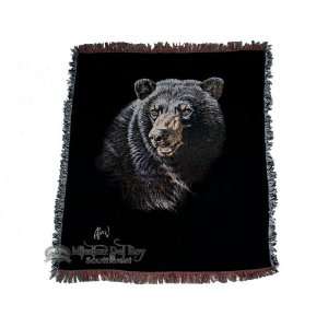  Wildlife Southwestern Throw Blanket 50x60  Bear (st14 