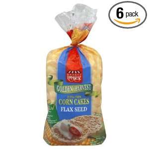 Paskesz Corn Cakes, Flaxseed, 5.35 Ounce Grocery & Gourmet Food