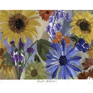  Sunflowers Finest LAMINATED Print Gayle Kabaker 24x19 